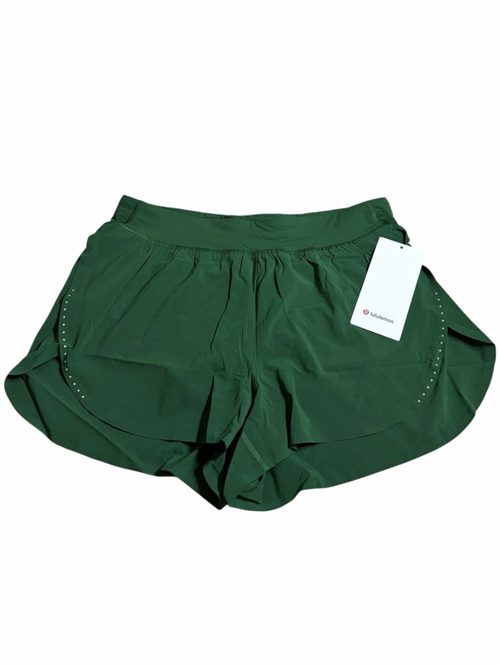NWT Lululemon Fast & Free High-Rise Split Short 3" (Ivy Grove) Size L - Picture 1 of 8